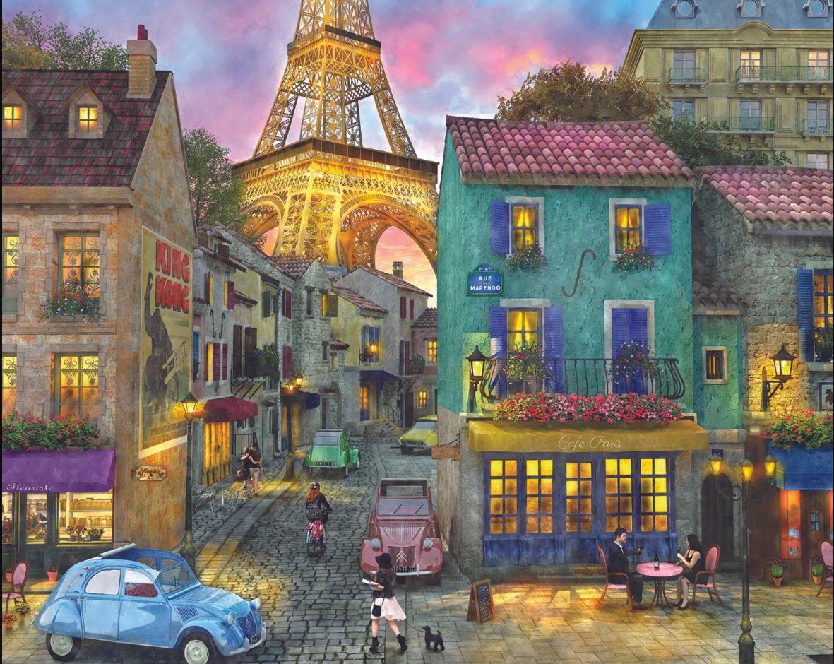 Eiffel Magic Paris & France Jigsaw Puzzle