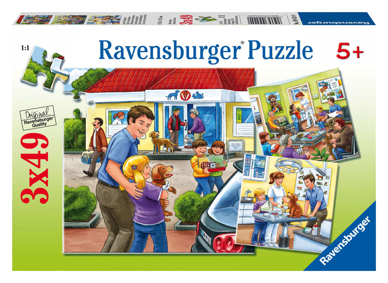 At the Animal Hospital - Scratch and Dent Humor Jigsaw Puzzle