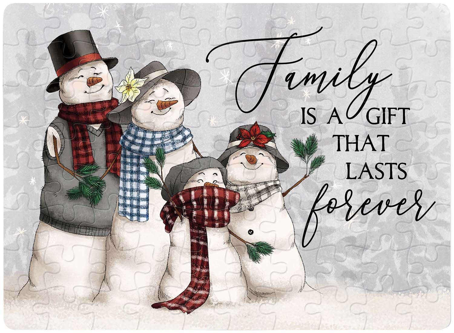 Family Is A Gift Quotes & Inspirational Jigsaw Puzzle