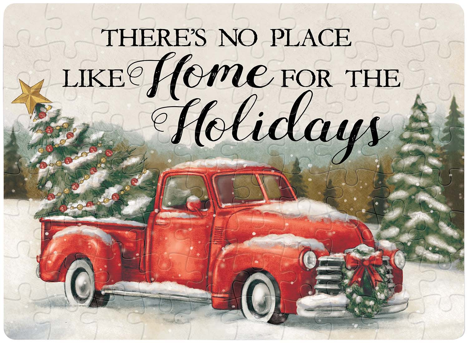 Home For The Holiday Christmas Jigsaw Puzzle