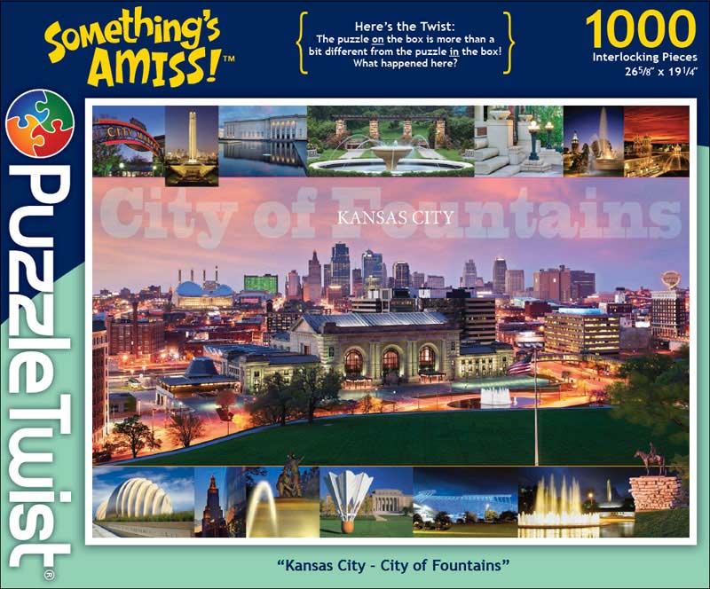 Kansas City - City of Fountains - Something's Amiss! Landmarks & Monuments Jigsaw Puzzle