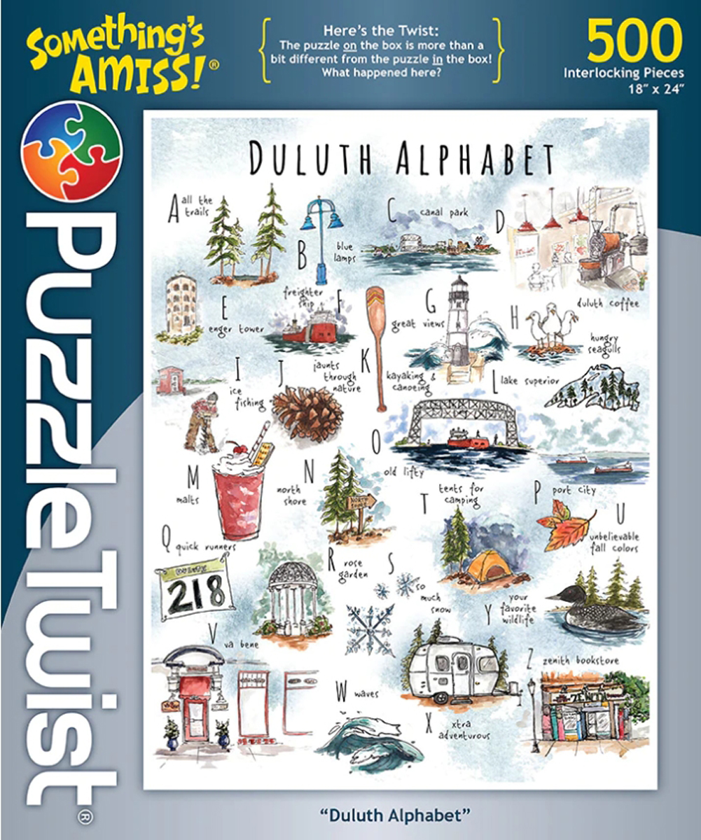 Duluth Alphabet - Something's Amiss! - Scratch and Dent Maps & Geography Jigsaw Puzzle