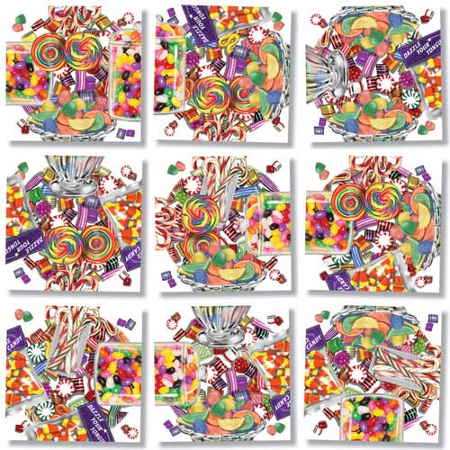 Food Festival 60 Piece Scratch and Sniff Puzzle