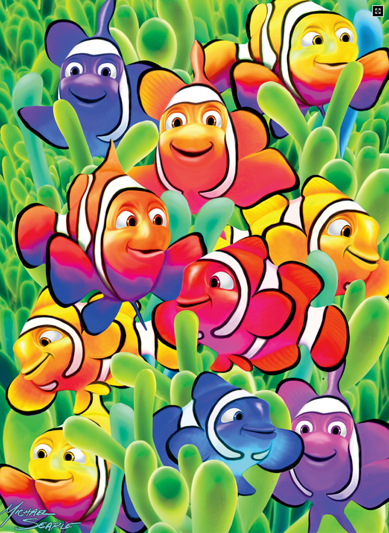 Cute Clowns - Scratch and Dent Sea Life Jigsaw Puzzle