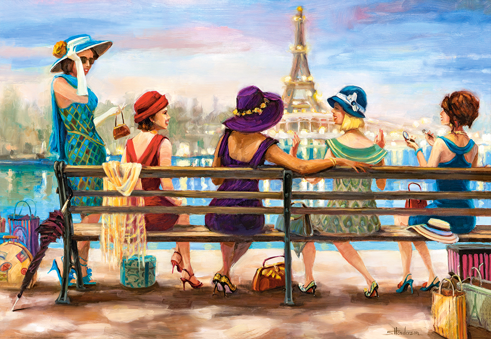 Girls Day Out Fine Art Jigsaw Puzzle