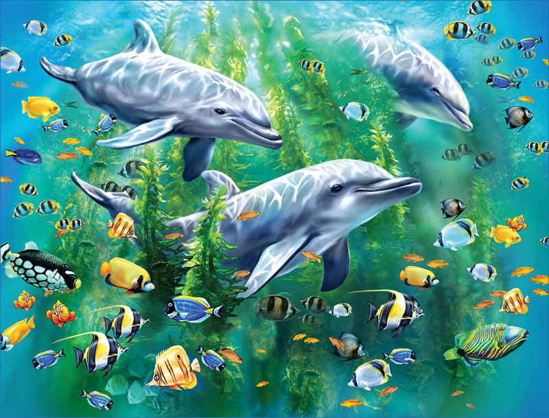 Rompecabezas Team Puzzle 150Pzas Dolphins