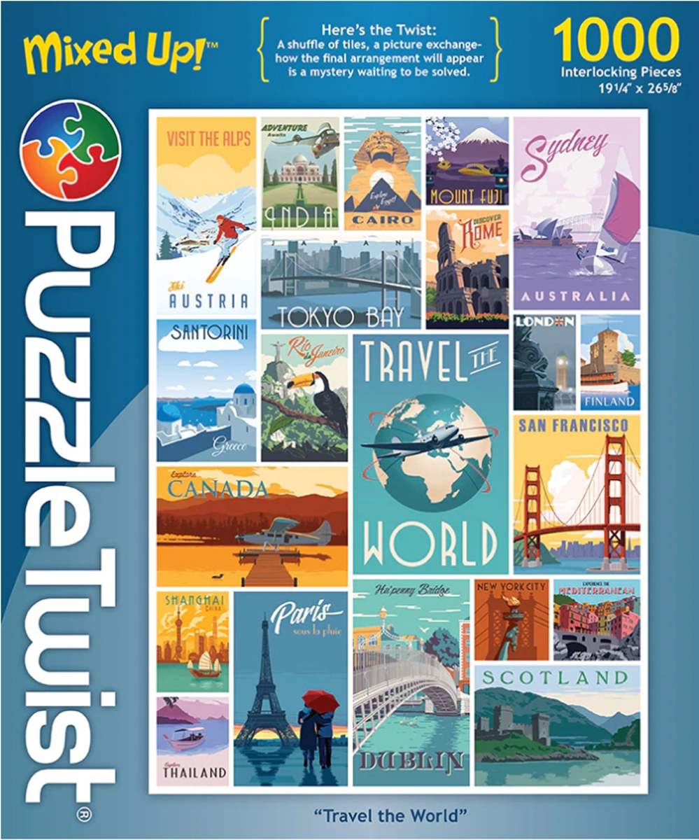 Travel The World - Mixed Up! Travel Jigsaw Puzzle