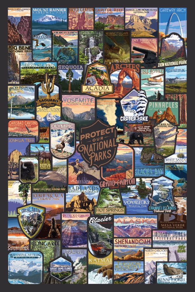 Protect Our National Parks, Collage