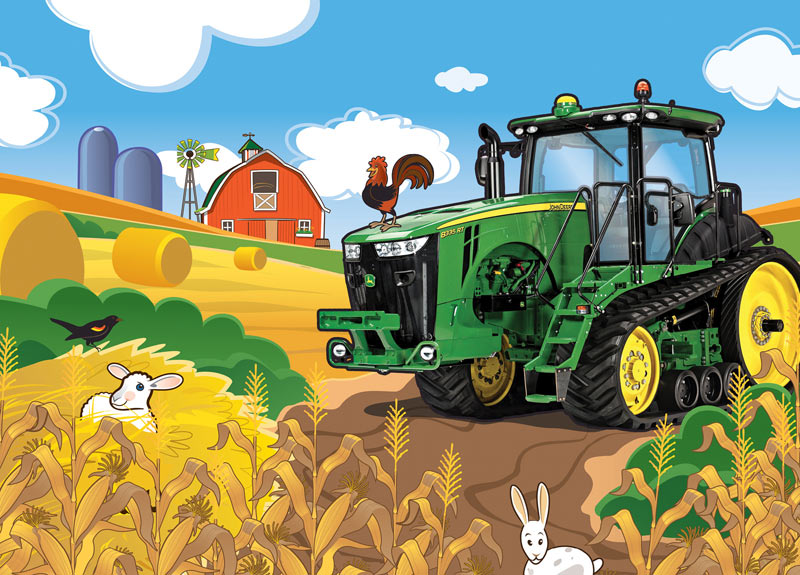 Hay Harvest (John Deere) - Scratch and Dent Countryside Jigsaw Puzzle