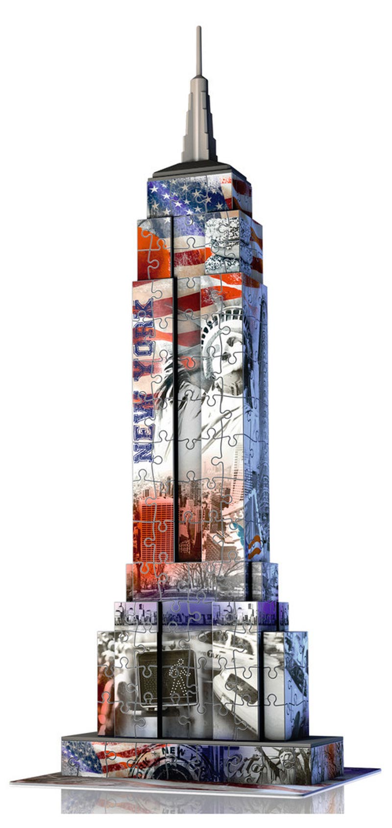 Empire State Building - Flag Edition, 216 Pieces, Ravensburger