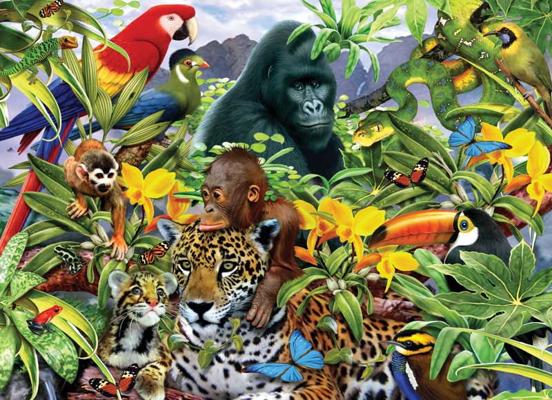 Animal Planet - Jungle Friends, 200 Pieces, Ravensburger