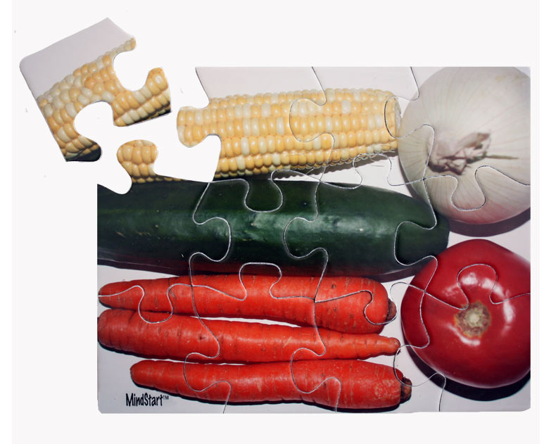 Vegetables (12pc) Fruit & Vegetable Jigsaw Puzzle