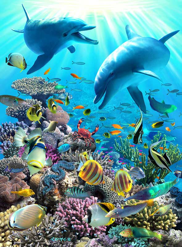 Underwater Adventure Sea Life Jigsaw Puzzle