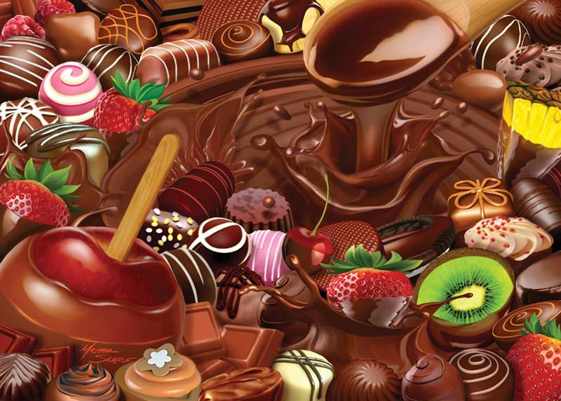 chocolate overload jigsaw puzzle puzzlewarehouse com chocolate overload jigsaw puzzle puzzlewarehouse com
