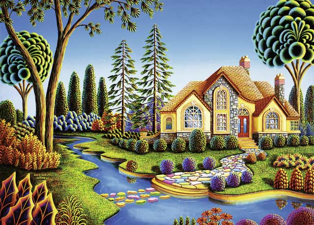 Cottage Dream - Scratch and Dent Countryside Jigsaw Puzzle
