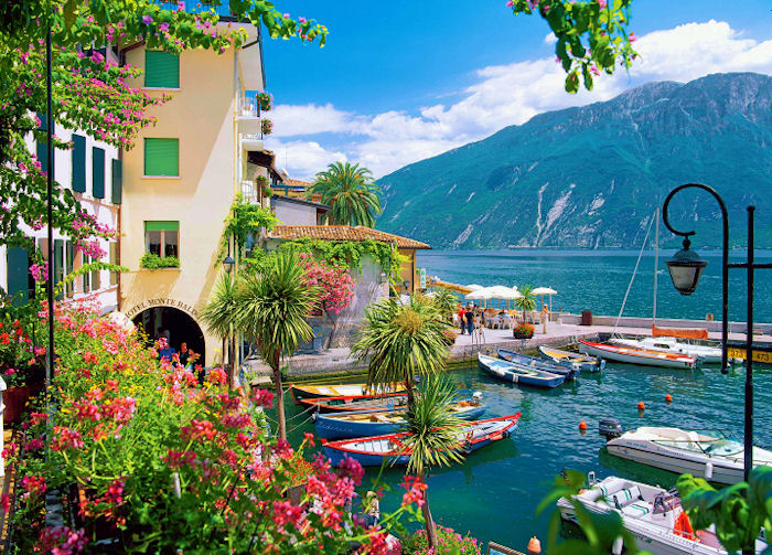 Loimone Sul Garda, Italy, 1000 Pieces, Jumbo | Puzzle Warehouse