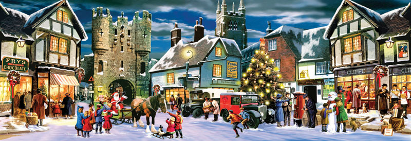 Christmas Panorama Jigsaw Puzzle  PuzzleWarehouse.com