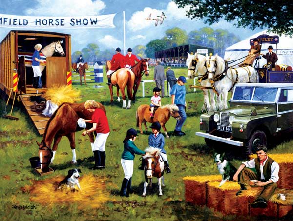 HORSE SHOW 500 Piece Jigsaw Puzzle SEALED 