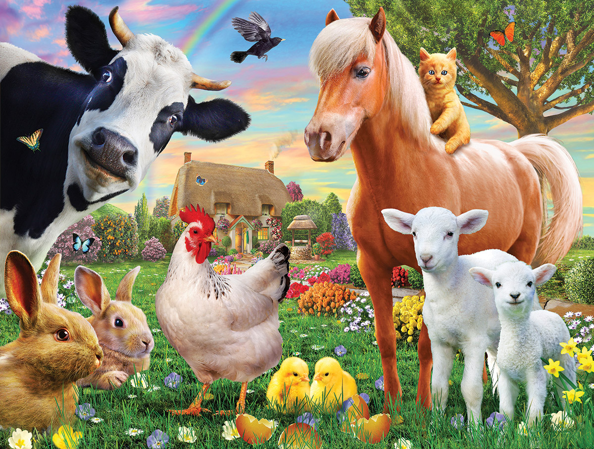Farm Aminals Farm Animal Jigsaw Puzzle