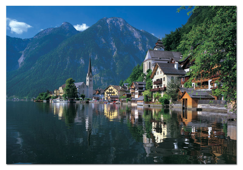 Hallstatter See Lake, Austria, 2000 Pieces, Educa | Puzzle Warehouse