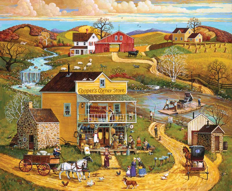 Coopers Corner Store, 550 Pieces, SunsOut | Puzzle Warehouse