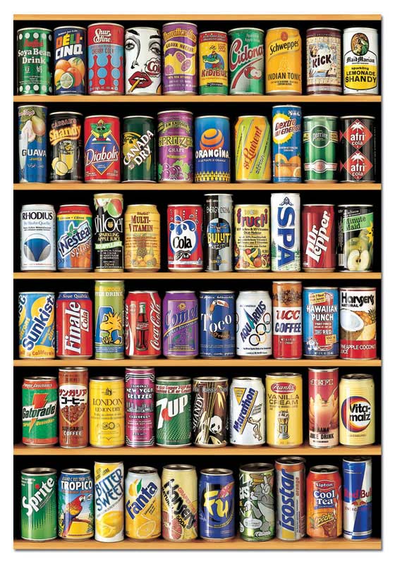 Cans - Scratch and Dent Food and Drink Jigsaw Puzzle