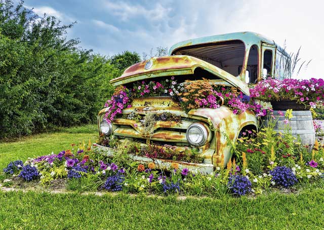 Flower Truck Flowers Jigsaw Puzzle Flower Truck Flowers Jigsaw Puzzle