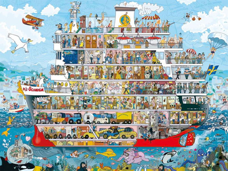 Cruise Boat Jigsaw Puzzle