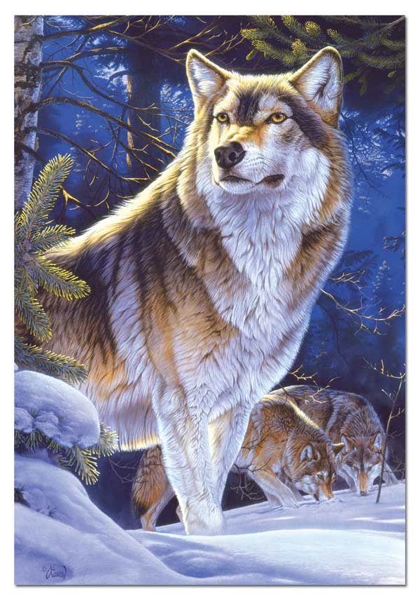 Wolf on Guard, 500 Pieces, Educa | Puzzle Warehouse