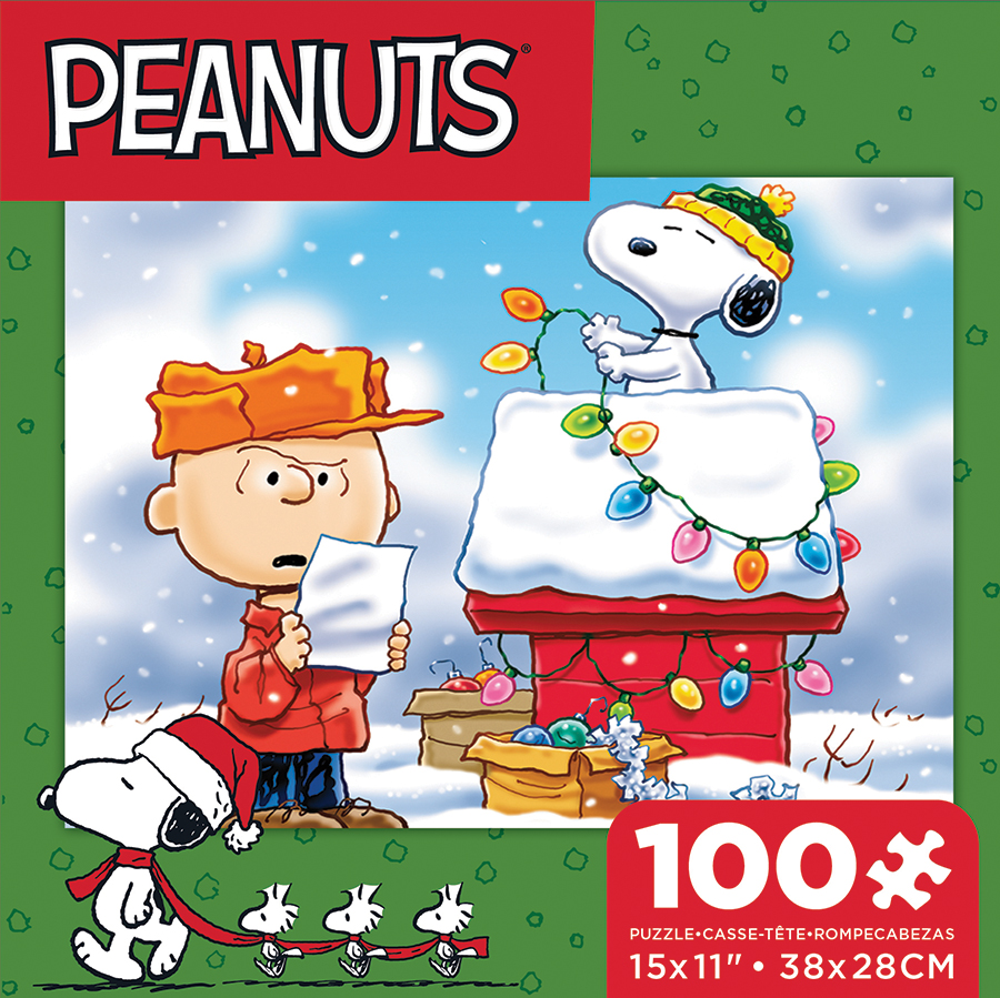 Peanuts Holiday Snoopy's Doghouse, 100 Pieces, Ceaco | Puzzle Warehouse