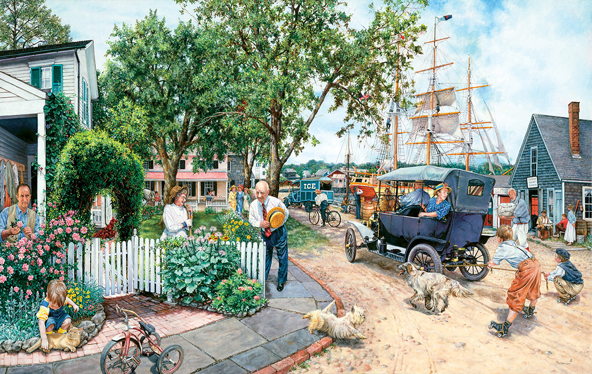 Rivertown - Scratch and Dent Car Jigsaw Puzzle