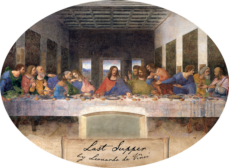 Buffalo Games 2000 piece jigsaw puzzle The Last Supper by Leonardo da  Vinci