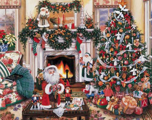 Cozy Christmas - Scratch and Dent, 1000 Pieces, White Mountain | Puzzle ...