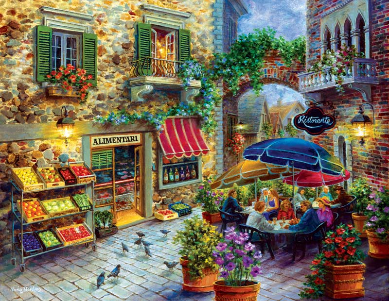 Market Square, 300 Pieces, SunsOut | Puzzle Warehouse