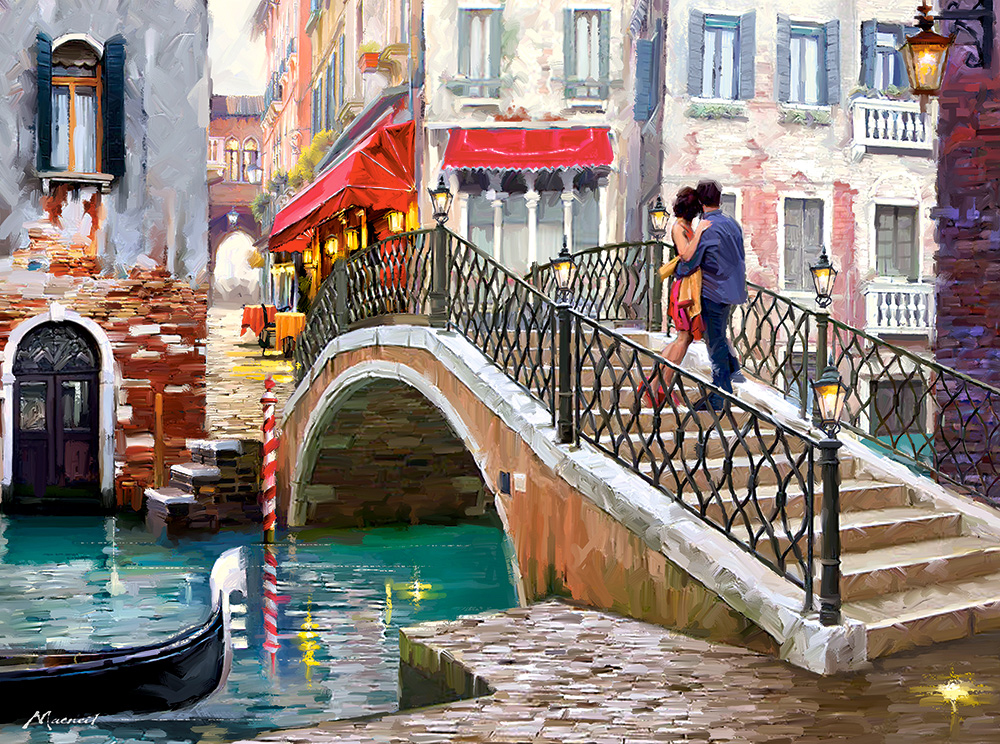 Venice Bridge Fine Art Jigsaw Puzzle