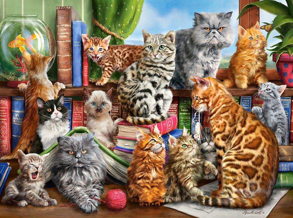 House of Cats - Scratch and Dent Cats Jigsaw Puzzle