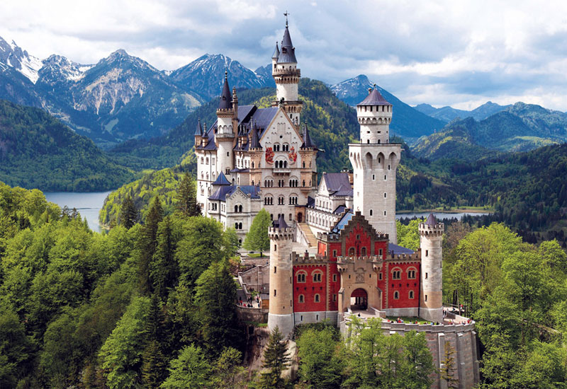 Neuschwanstein Castle, Bavaria, 2000 Pieces, Buffalo Games ...