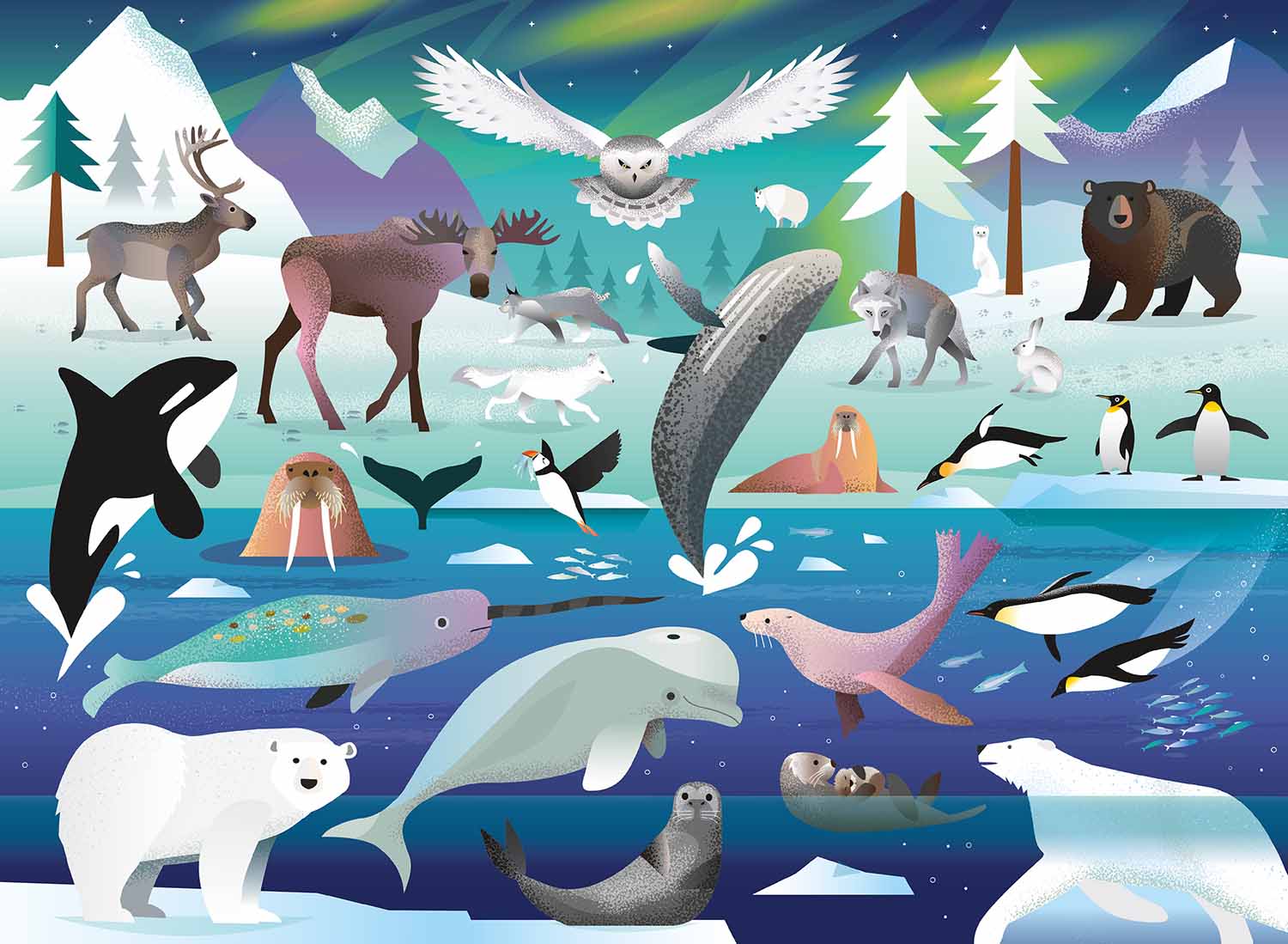 Arctic Adventure  Animals Jigsaw Puzzle