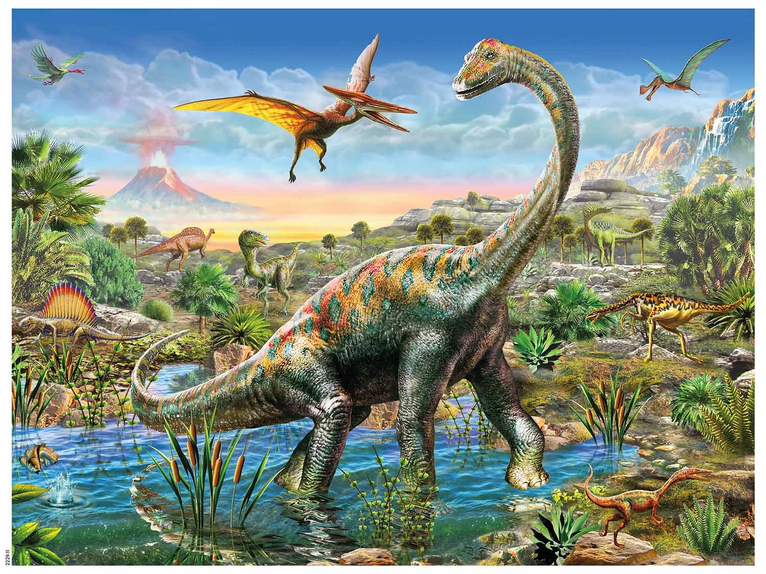 Prehistoria - Brachiosaurus Dinosaurs Jigsaw Puzzle