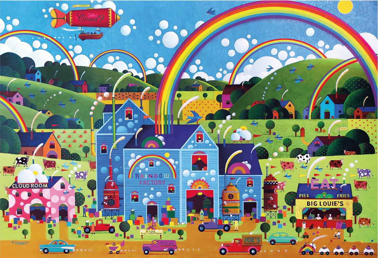 Rainbow Factory Countryside Jigsaw Puzzle