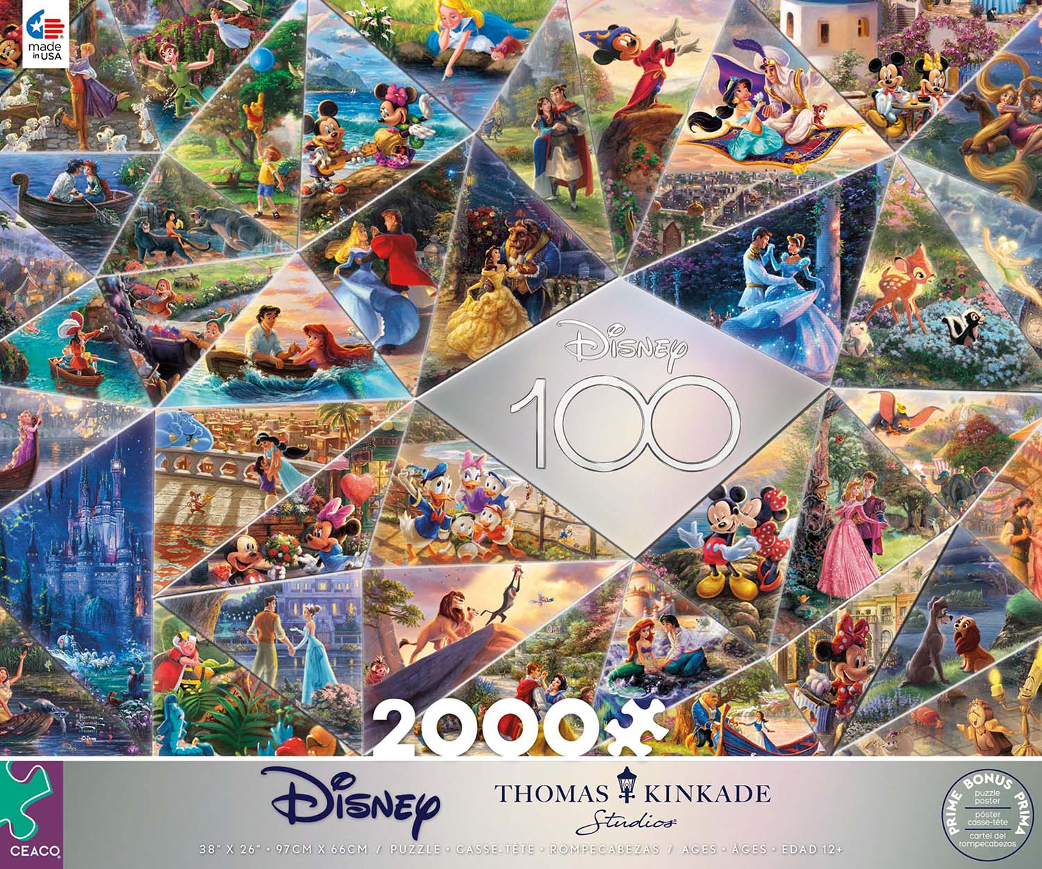 Disney 100th Collage Jigsaw Puzzle