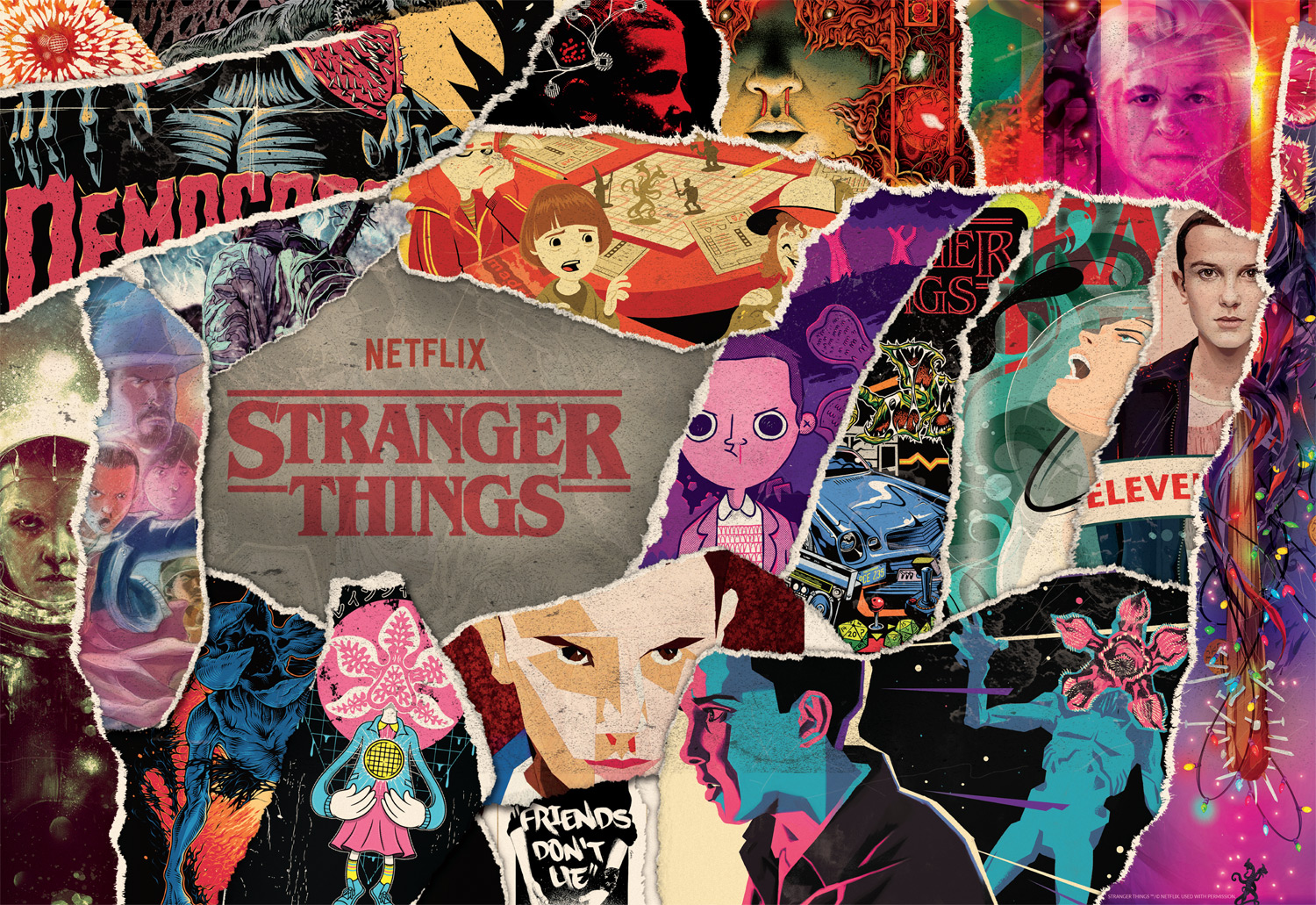 Stranger Things Tears in Reality Movies & TV Jigsaw Puzzle