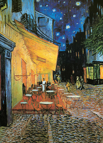 Cafe at Night-det - Scratch and Dent, 1000 Pieces, Eurographics ...
