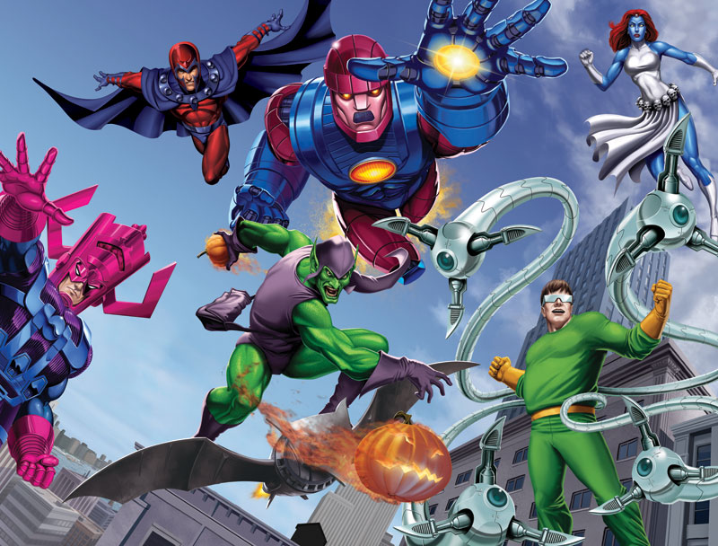 dc super villains puzzle