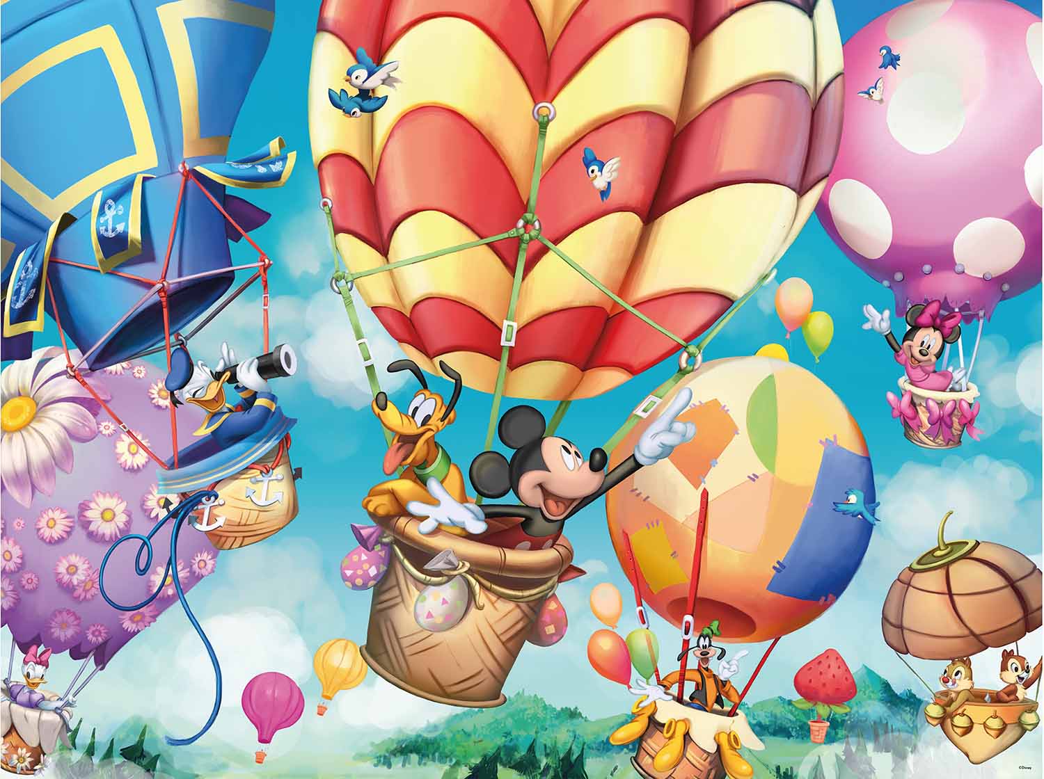 Disney - Mickey’s Air Balloon Disney Jigsaw Puzzle