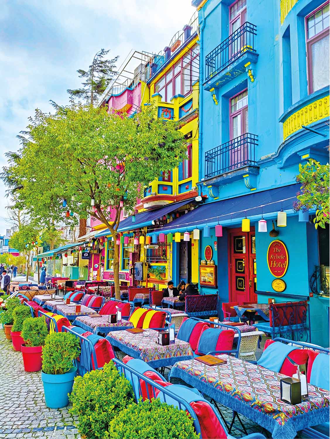 Scenic Photography - Color Cafe Food and Drink Jigsaw Puzzle