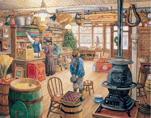 the olde general store jigsaw puzzle puzzlewarehouse com the olde general store jigsaw puzzle puzzlewarehouse com