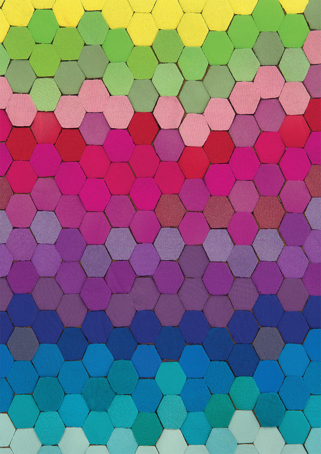 Hexagon Multicolor B Pattern & Geometric Jigsaw Puzzle