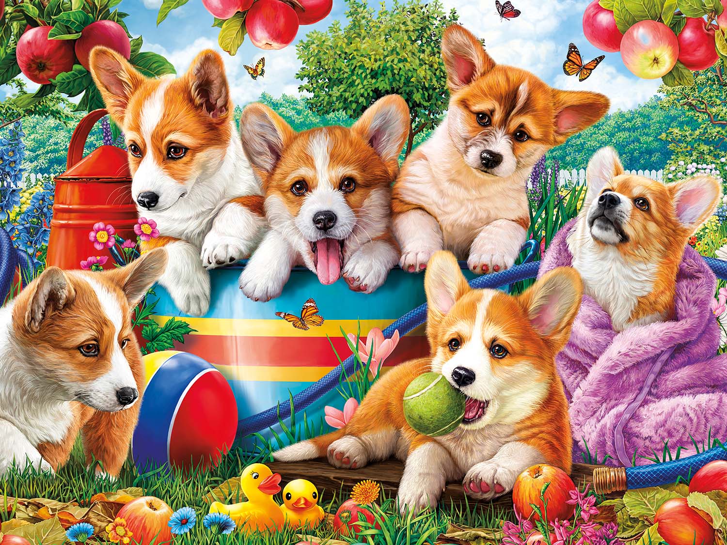Cute Puppies Dogs Jigsaw Puzzle