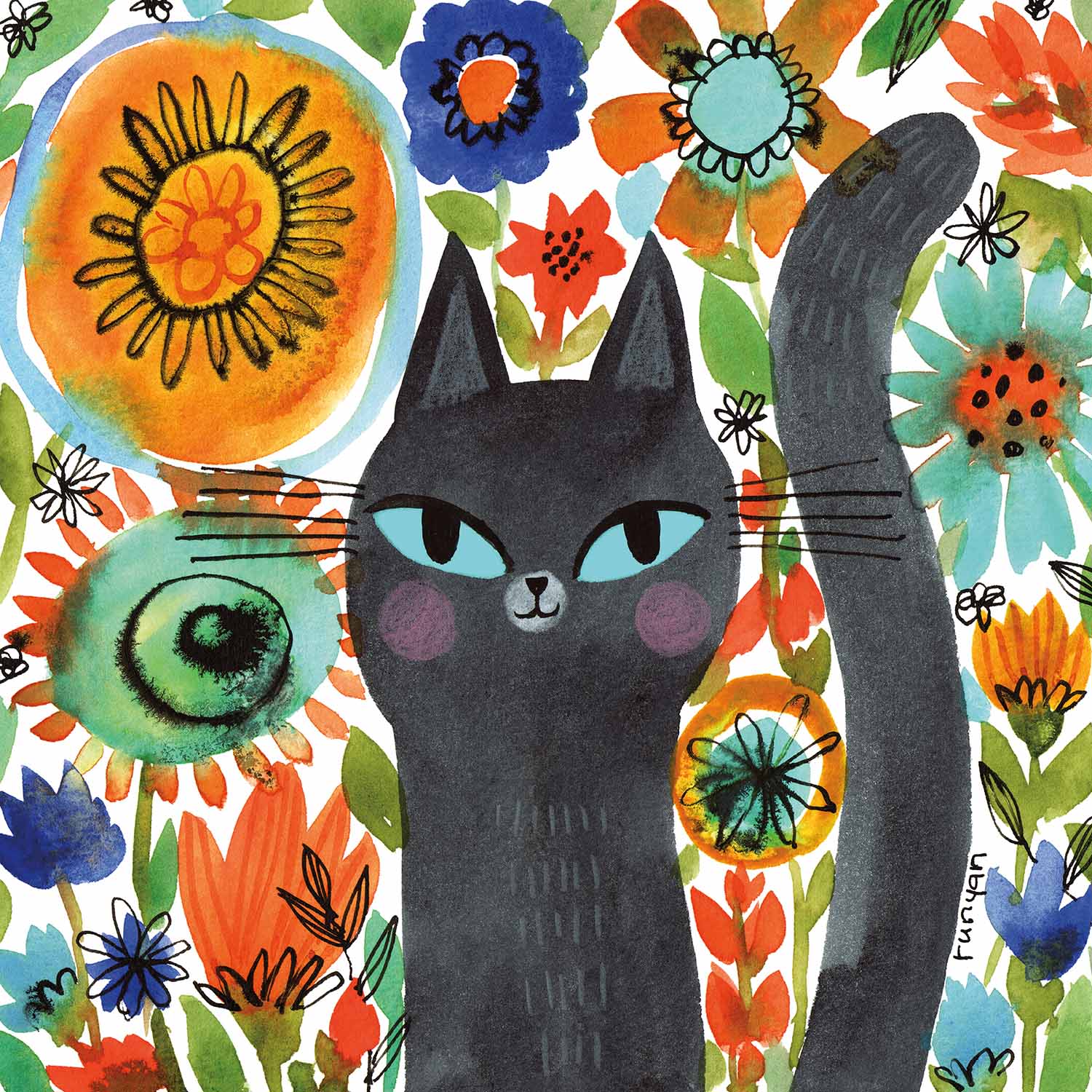 Bloom  Cats Jigsaw Puzzle